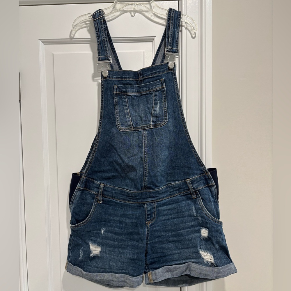 Indigo Blue Maternity Overalls